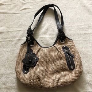 Weaved purse handbag shoulder bag